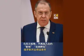 乌克兰投降、不再加入北约、割地、去纳粹化，俄罗斯开停战条件 视频封面