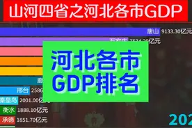 河北即将出现万亿城市，各市历年GDP对比，唐山石家庄双雄并立视频封面