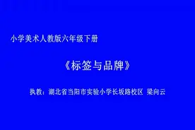 湘美版六年级美术下册《标签与品牌》-梁老师｜优质课视频｜公开视频封面