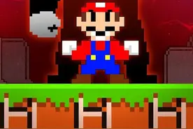 《超级马里奥兄弟》恐怖月影版 #马里奥 #内容启发搜索 #像素动画视频封面