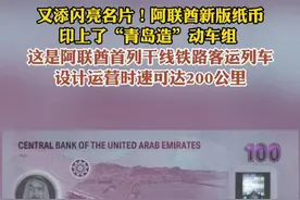又添闪亮名片！阿联酋新版纸币印上了“青岛造”动车组，这是阿联酋首列干线铁路客运列车，设计运营时速可达200公里（姚敏）视频封面