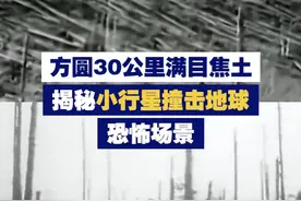【方圆30公里满目焦土！揭秘小行星撞击地球恐怖场景】近日，“小行星可能撞击地球”话题引发热议。专家介绍，这次观测的小行星，若撞击地球，其情况可能与1908年通古斯大爆炸相似。视频封面