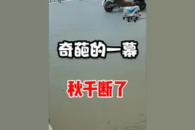 夫妻二人玩秋千，不料绳子断了 #看一次笑一次视频封面