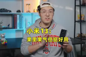小米13上手，挺好用，影像足够给力，外观果里果气不算丑