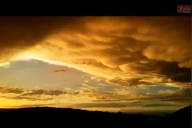 7月3日傍晚，西宁一阵降雨过后出现罕见积雨云，太壮观啦！视频封面