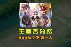 王者各分路，ban位之下第一人！ #王者荣耀