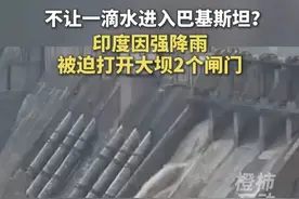 不让一滴水进入巴基斯坦？印度因强降雨被迫打开大坝2个闸门 #印度 #巴基斯坦视频封面