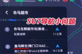 SU7导航小问题 #小米SU7 #导航视频封面