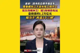 重磅！#雅鲁藏布江下游水电工程正式开工 将建设5座梯级电站 总投资约1.2万亿元！年发电量将达到3000亿千瓦时 相当于“再造3个三峡”