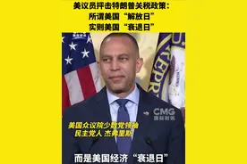 美议员抨击特朗普关税政策：所谓美国“解放日”实则美国“衰退日” #美国#美国加税引发美股盘后重挫视频封面