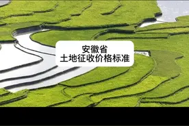 安徽省土地征收标准公布 2024年
#三农 #土地征收 #农村生活