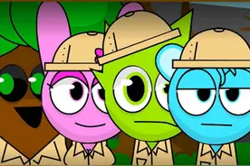 节奏盒子：塔努变成长发大叔 大家都是护林员 #sprunki #节奏盒子视频封面