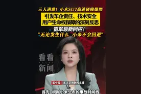 小米SU7高速碰撞爆燃！雷军最新回应！ #小米#雷军#su7#高速#智能驾驶视频封面