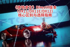 绝地求生DirectX版本选择指南 DX11是“稳”，DX11E是“顺”
