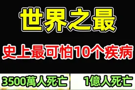 10个史上最可怕的流行病！新冠肺炎只排第5，黑死病排名第4，视频封面
