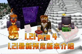 火焰爆炸保护削弱 我的世界新版本介绍 1.21 pre4 #我的世界