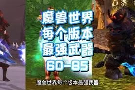 魔兽世界从60级到大灾变每个版本最强武器 #魔兽世界 #巫妖王之怒