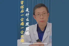 肾结石一会痛一会不痛是什么原因呢？ #肾结石 #肾结石疼痛 #医疗创作者培优计划 #硬核健康科普行动 #仅供参考如有不适请及时就医视频封面