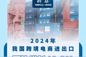 新华社消息｜2024年我国跨境电商进出口同比增长10.8%视频封面