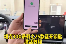 25款坦克300车型配备的蓝牙钥匙功能如何激活，你学会了吗？ #坦克300 #25款坦克300续写霸榜传奇 #25款坦克300真的来了 #25款坦克300来了 #25款坦克300怎么样视频封面