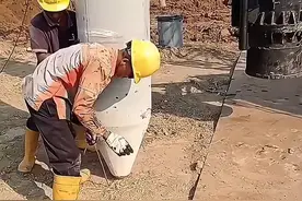 柴油锤打桩机是如何打桩的？！ #涨知识 #内容启发搜索