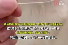 缩进乳头2cm深！2月14日，据杭州市第一人民医院消息，通乳师拿猫咪胡须给女子“古法通乳”，乳腺没有畅通，猫咪胡须进乳管。医生：还遇到过导丝、针头、牙签、头发丝等各种异物……