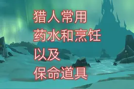 魔兽世界硬核模式猎人常用药水和烹饪，以及保命道具视频封面