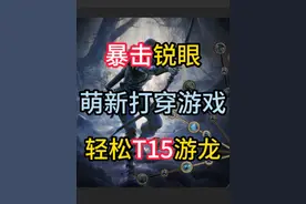 暴击锐眼 萌新轻松T15游龙不死！【流放之路2】 #流放之路2