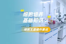 细胞培养步骤——细胞无菌操作要点。为了保证细胞能健康成长视频封面