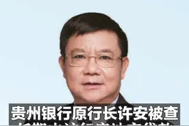 贵州银行原行长许安被查 任期内该行房地产贷款不良率高达40%#贵州银行原行长许安被查 #贵州银行 视频封面