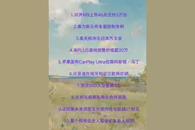 问界M9上市46天交付2万台、赛力斯公布车窗控制专利 5月16日
1.问界M9上市46天交付2万台
2.赛力斯公布车窗控制专利
3.美关税冲击日本汽车业
4.宋PLUS澳洲版售价或超20万
5.苹果发布CarPlay Ultra仅限阿斯顿·马丁
6.比亚迪在匈牙利设立欧洲总部
7.领克900大定量超3万
8.吉利与极氪私有化合并原因
9.法拉第未来原型车外观内饰与极越01相似
10.首个纯电动无人驾驶矿车投入运营  #问界m9 #赛力斯 #比亚迪宋plus #领克900
