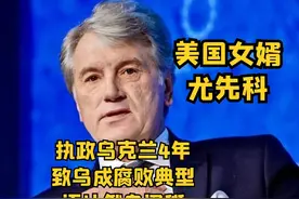 美国女婿尤先科：执政乌克兰4年，致乌成腐败典型，还让俄乌闹掰视频封面