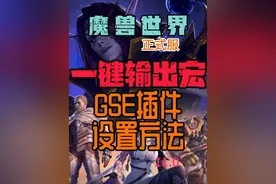 11.0正式服GSE插件设置方法,保姆级教程,赶快收藏起来吧视频封面