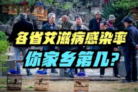 79岁大爷丧偶十年感染艾滋病，各省艾滋病感染率排名，你家乡第视频封面