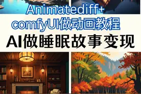 AI一键做动画：从文字生成助眠动画变现 stable