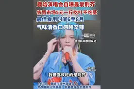 8月9日，鹿晗在郑州演唱会上热情地推荐河南美食：你们绝对想不到我最爱吃的是荆芥！8月10日，记者郑州市中原区朱屯农贸市场一摊位前找到了荆芥。荆芥叶片翠绿，轻柔叶片后能感受到强烈清凉感扑面而，浅尝一片有辛辣感类似薄荷糖（原创内容）
