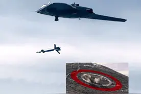 外挂制导炸弹 高空投放 土耳其隐身无人战机击中地面目标 #土耳其空军 #隐身战机 #无人战斗机 #制导炸弹 #高空投弹视频封面