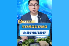 毛豆、黄豆、扁豆、四季豆……你能分清几种豆啊？#科普 #蔬菜 #黄豆