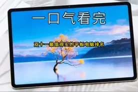 一口气看完双十一最值得买的平板电脑排名 #数码产品视频封面