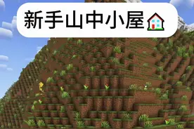 我的世界新手山中小屋 我的世界新手山中小屋建筑教程#我的世界 #Minecraft #我的世界建筑