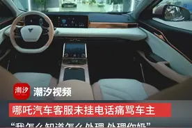 哪吒汽车客服未挂电话痛骂车主。“我怎么知道怎么处理 处理你奶”。网友：客服挂了电话不会都这样吧。视频封面