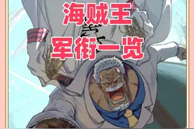 海贼王，军衔一览，准将在海军中怎样一种水平？ #海贼王