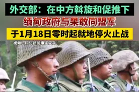 外交部：在中方斡旋和促推下， 缅甸政府与果敢同盟军于1月18日零时起就地停火止战视频封面