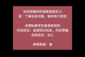 怎样才能最快速的提升实力，答案很简答，及时了解自身状态和问题视频封面