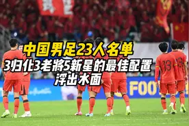 男足23人名单预测：3归化3老将5新星的最佳配置浮出水面 #国足视频封面