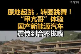 原地起跳，转圈跳舞！“甲亢哥”体验国产新能源汽车，震惊到合不拢嘴#甲亢哥体验中国新能源汽车 视频封面