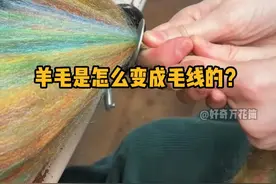 羊毛是怎么变成毛线的？ #科普 #解压 #纺织 #加工 #抖音知识年终大赏