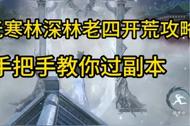 新副本九光寒林老四详细攻略，手把手教你过副本 #逆水寒手游