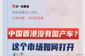 中国香港没有国产车？这个市场如何打开 #经济 #国产汽车 #关税视频封面