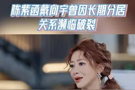 陈紫函戴向宇曾因长期分居关系濒临破裂 #天声一对